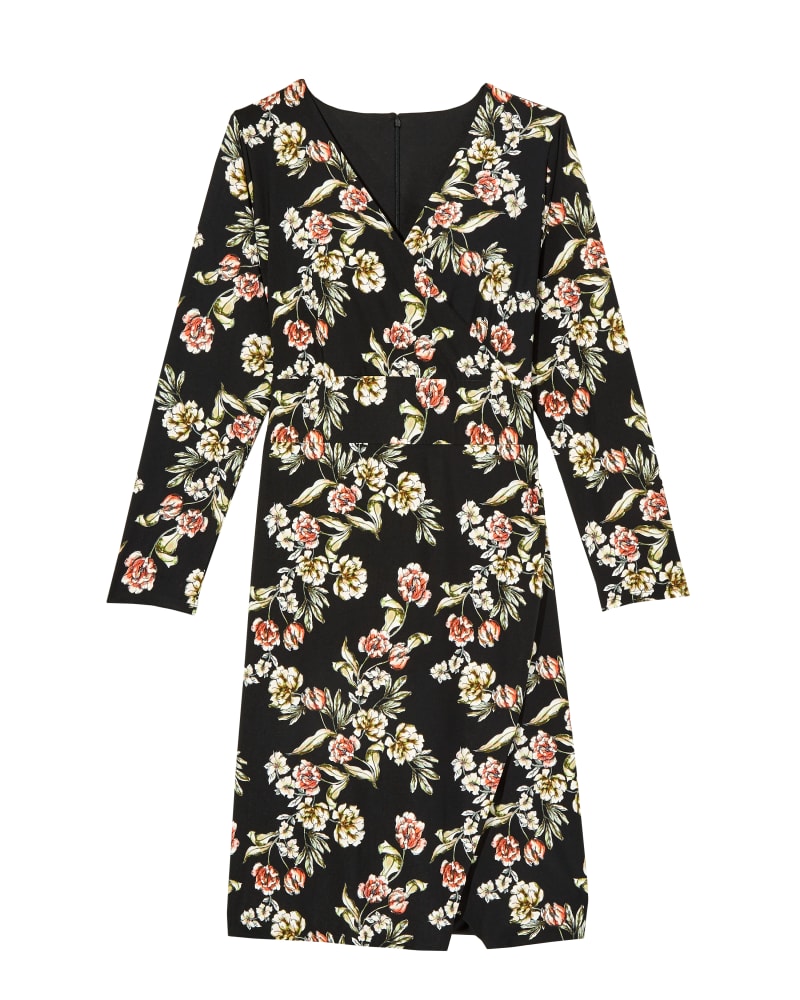 Front of plus size Cordova Tie-Waist Floral Dress by Rachel by Rachel Roy | Dia&Co | dia_product_style_image_id:119582